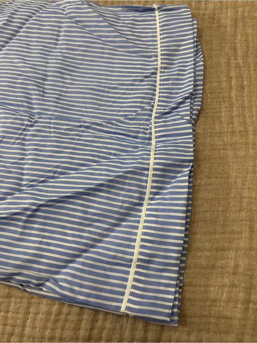 Target Blue and White Striped Pajama Pants - Picture 3 of 3